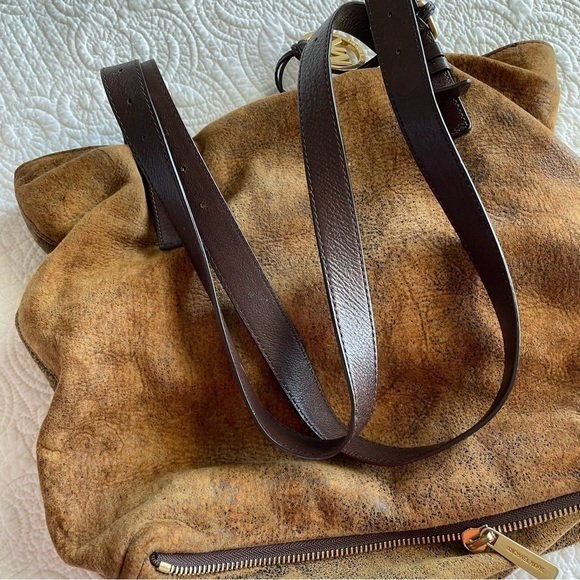 Michael Kors Jessica North-South Tote brown distressed - Picture 5 of 8